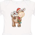 thumbnail image 4 of Inktastic Christmas Molly Moose Boys or Girls Long Sleeve Baby Bodysuit, 4 of 5