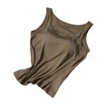 thumbnail image 4 of Tops de entrenamiento de soporte para de tanque para mujeres para entrenamiento gimnasio de fitness caminando verano Verde, 4 of 8