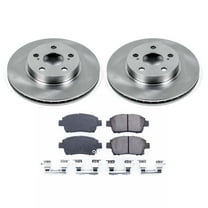 Ultimate Brakes Front Ceramic Brake Pad and Rotor Kit with Hardware WM80730