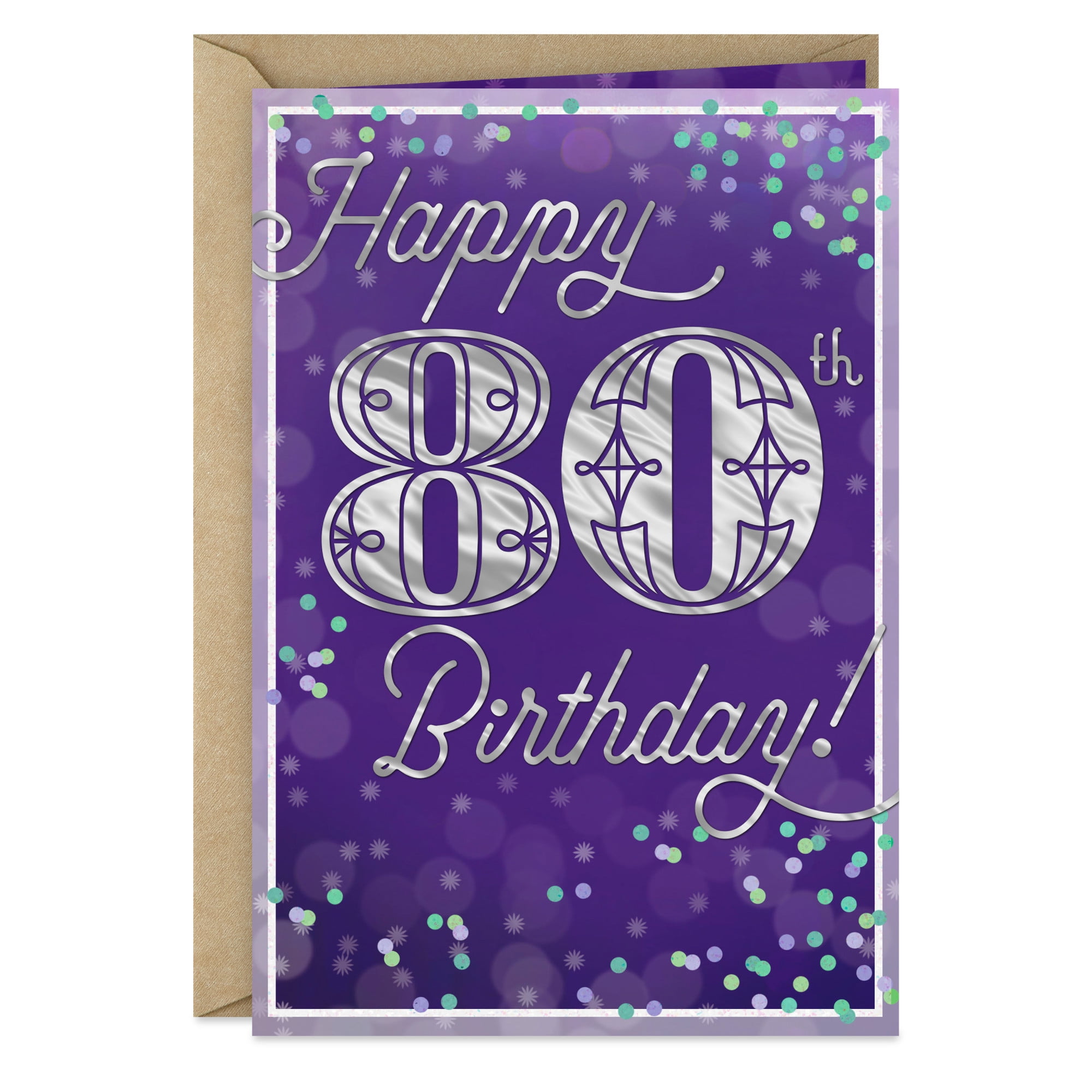 Hallmark 80th Birthday Card (Counting Memories)