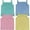 4 Pack: Dots, variant on ToBeInStyle Girls' Pack of 4 Ultra-Soft Cotton Spaghetti Strap Cami Tops w/ Ruffle Hem - Dots - 4 Years Old