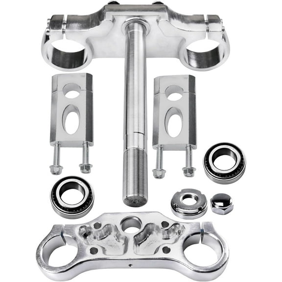 Upside Down Triple Tree Clamp Bar Riser for Motorcycle 7/8'' 22mm Handlebar 45mm/48mm Front Fork 110cc 125cc 70cc Pit Dirt Bike