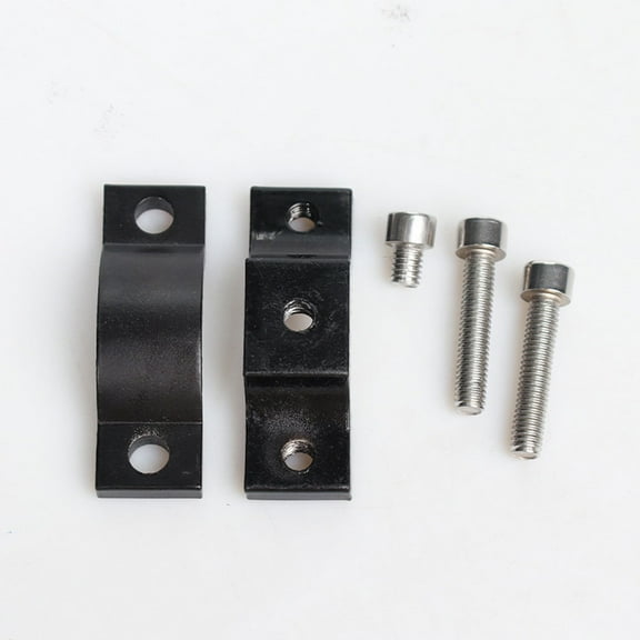 YSNOOWE 2Sets Aluminium Alloy Motorcycle Light Bar Mounts for Stable Attachment and Vibration Prevention 11.8X0.71in