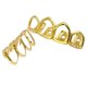thumbnail image 1 of Parrillas Chapadas en dieciocho , 4 Colmillos, Conjunto Inferior, Cara Abierta, Colmillos, Rejilla, , Rock, Joyería de Disfraz Oro, 1 of 6