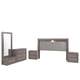 thumbnail image 1 of Recamara Kessa Muebles  Aurora King Size 5 Piezas Gris, 1 of 15