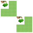 thumbnail image 4 of QualitChoice 100pcs Square Aluminum Foil Wrappers Colorful Package Candy Chocolate Lollipops green 2Set, 4 of 6