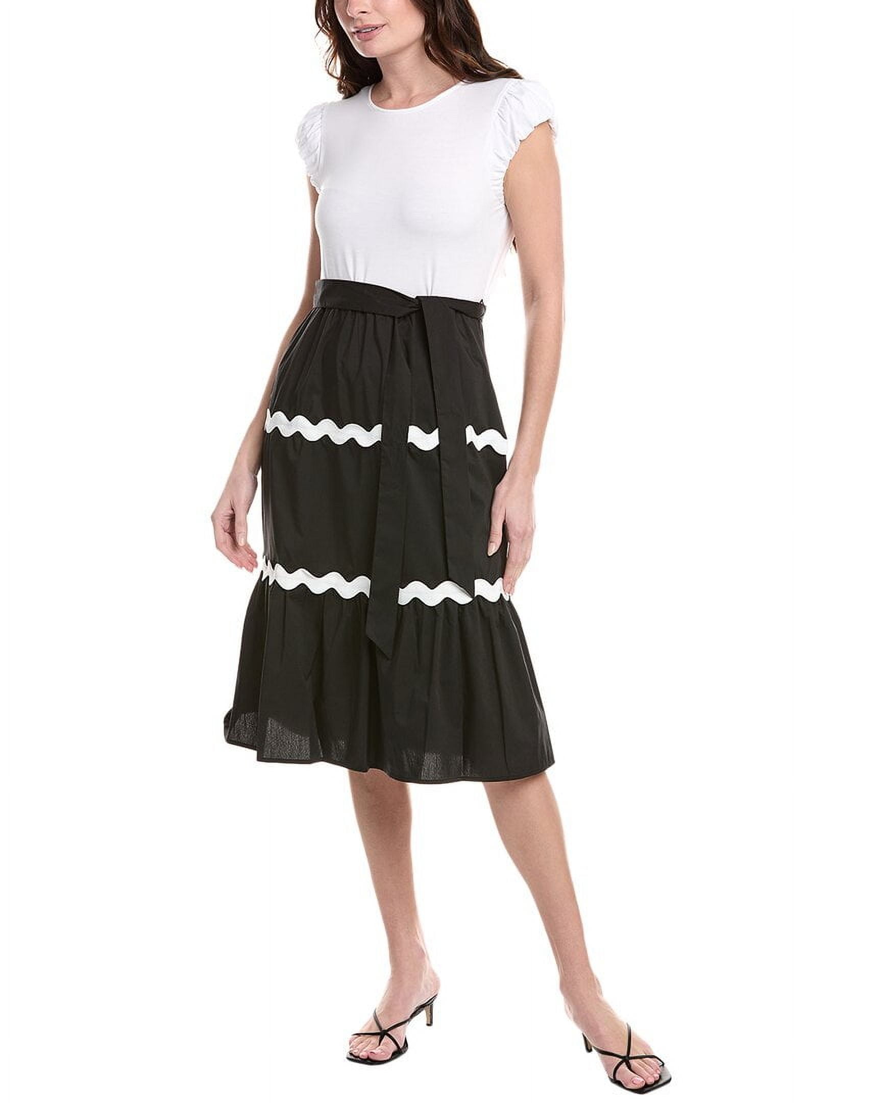 RED Valentino womens Midi Dress, 38, Black - Walmart.com