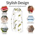 thumbnail image 6 of Shawl Wraps for Women - Cartoon Champagne Print Oversized Fall Winter Fashion Blanket Scarf for Women, 6 of 6