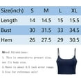 thumbnail image 6 of Attraco Women's Sports Bras Longline Medium Support Padded Yoga Crop Tank Top, 6 of 6