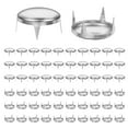 thumbnail image 1 of Uxcell Remaches de Cúpula Redonda [100pcs] - Remaches de Cúpula Redonda de 16mm, Clavos de Metal para Manualidades de Cuero y Sombreros y Ropa - [Plata], 1 of 6