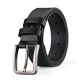 thumbnail image 3 of Real cowhide pin buckle belt Men's single-layer leather perforated belt Versatile casual jeans belt, 3 of 5