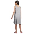 thumbnail image 4 of Moomaya Robe de Nuit Trapèze Sans Manches Imprimée pour Femme en Coton, 4 of 6