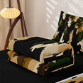 thumbnail image 5 of Castle Fairy Vintage Earth Camo Zipper Twin Comforter Sets with Fitted Sheet and 2 Pillowcases,Abstract Painterly Blotch Zipper Bedding Set,Khaki Olive Black,Reversible, 5 of 5