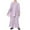 Light Violet, variant on Muslim Long Sleeve Blouse Wide Leg Pants Suits Spring Solid Abaya Cute Girls Matching Sets 2Pcs Tracksuišs Turkey Kaftan