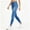 Blue, variant on Zysthvn Women's Jeans Skinny Casual Womens Trousers High Waisted Slim Fit Button Solid with Pockets Pants