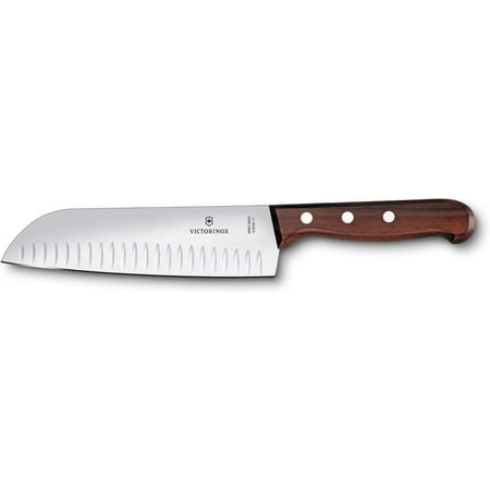 

Victorinox-Swiss-Army-Cutlery Rosewood Santoku Knife Granton Blade 7-Inch