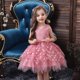 thumbnail image 2 of Vestido de princesa de encaje de verano para niñas, vestido de baile Floral con flores para niñas, ropa para niñas, disfraces de tutú para fiesta de 1er cumpleaños, 3T (etiqueta 100) Gao Jinjia LED, 2 of 2