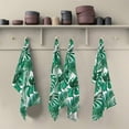 thumbnail image 4 of Coolnut Palm Leaf Kitchen Dish Towel Set of 4, Super Absorbent Soft Drying Cloth Tea Bar Towels, 28 x 18 Inch, 4 of 6