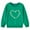 Green, variant on Kids Toddler St Patrick's Day Sweatshirts Clover Printed Long Sleeve Shirt Kids Pullover Tops