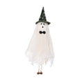 thumbnail image 2 of Carillón de viento colgante para Halloween, carillón de viento fantasma, decoración para fiestas, campana de viento, decoración de Halloween para Sombrero verde, 2 of 8