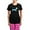 With Pink Pant, variant on CafePress - Dachshund In Women's Dark Pajamas - Women's Short Sleeve Print T-Shirt and Pants Dark Cotton Pajama Set