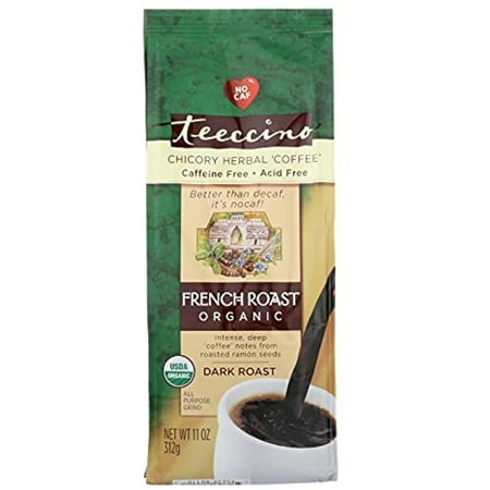 Teeccino Organic Maya French Roast Herbal Coffee  11 Ounce -- 6 Per Case.