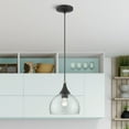 thumbnail image 5 of 53641-04-Livex Lighting-Glendon - 1 Light Pendant-15 Inches Tall and 8.25 Inches Wide-Black/Brushed Nickel Finish    -Traditional Installation, 5 of 15
