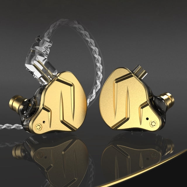 Auriculares intrauditivos FLhrweasw ZSN PRO X Metal Dorado 1BA+1DD