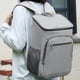 thumbnail image 2 of Mochila térmica con aislamiento, bolsa térmica ligera para adultos, mochila de Camping, mochila más fresca para el almuerzo, para viajes y senderismo Gris, 2 of 8