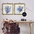 thumbnail image 4 of Stupell Industries Transitional Blue Coral Branches Gold 2pc Floating Frame Art Set, 25 x 25 each, by Susan Arnot, 4 of 8