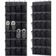 thumbnail image 1 of Zapatero sobre La Puerta con 24 Bolsillos De Malla, Zapatero Colgante, Adecuado para Guardar Zapatos, Accesorios, Artículos De Tocador, Artículos De Lavandería (Negro), 1 of 4