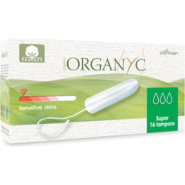 Organyc 1600386 Organic Cotton Tampon without applicator for Sensitive