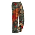 thumbnail image 4 of Halloween Womens Flannel Pajama Pants Ladies Pumpkins Ghost Pajama Cute Soft Long Bottoms Women Pjs Pj Jammies, 4 of 6