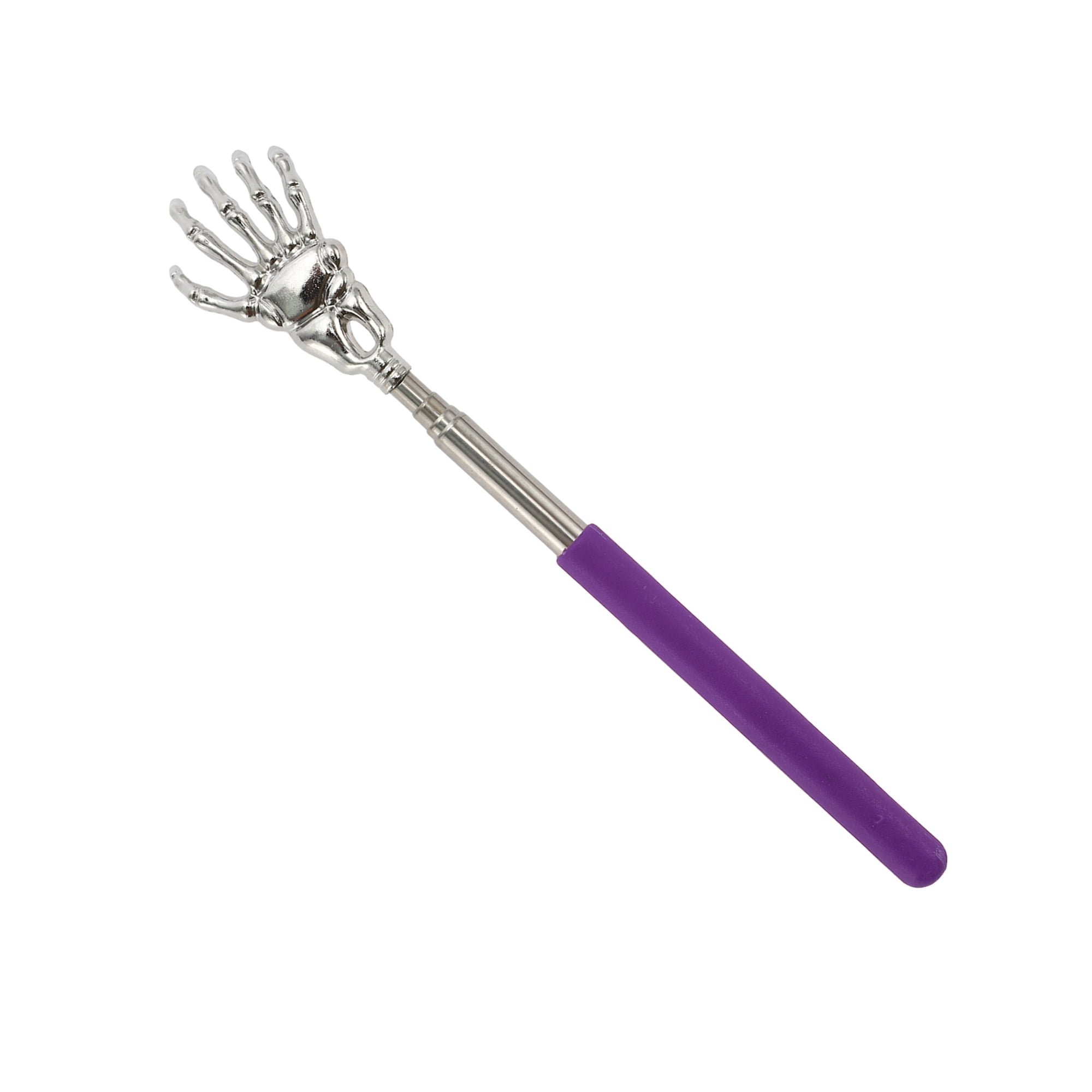Unique Bargains 1 Pc Extendable Back Massager Ideal for Bathroom Purple