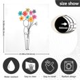 thumbnail image 5 of Yayeee Magnetic Dishwasher Cover for The Front Decoration Home Kitchen Machine Sticker Protector, Colorful Flower, 5 of 6