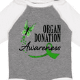 thumbnail image 4 of Inktastic Organ Donation awareness- butterfly green ribbon Boys or Girls Long Sleeve Baby Bodysuit, 4 of 5