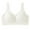 White, variant on Ohufall Womens Wireless Bras No Underwire Push Up Bra Comfort Seamless Supportive Full Coverage Everyday Bras