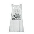 thumbnail image 1 of Just Another Manic Momday Women's Fashion Sleeveless Flowy Racerback Workout Yoga Tank Top Sport Grey Large, 1 of 3
