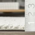 thumbnail image 3 of nuLOOM Kerry Textured Geometric Tasseled Area Rug, 2' 8" x 8', Ivory, 3 of 9