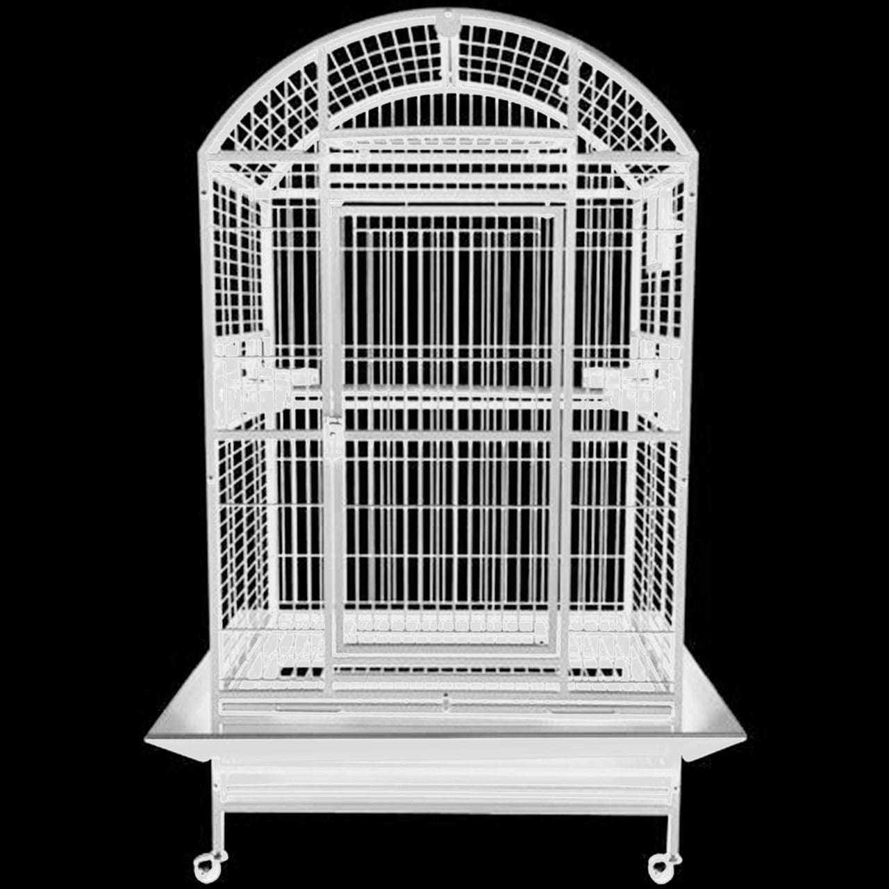 kings-cages-9003628-dome-top-bird-cage-white-walmart