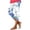 Multicolor#10, variant on Fmbrln Capri Pants for Women Slim Fit Yoga Capris Summer Fashion Floral Print Capri Leggings