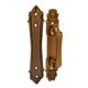 thumbnail image 2 of Sliding Barn Door Handles Large Rustic Dual Side Design for Gates Garages Sheds Furniture Aluminum Alloy Material Bronze, 2 of 5