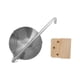 thumbnail image 3 of Difusor de aceite colgante para sauna, taza de aromaterapia de acero inoxidable de 12 cm de diámetro con bloque de madera, 3 of 8