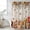 Orange Peru Beige, variant on Fall Gnomes Shower Curtain, Waterproof Shower Curtains for Bathroom, Thanksgiving Pumpkin Squirrel Sunflower Wooden Washable Fabric Bathtub Curtain Set Bath Decor with 12 Hooks Stall 36"x72"