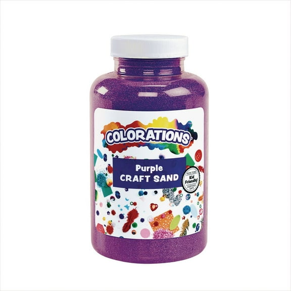 Colorations Colorful Purple Craft Sand