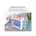 thumbnail image 4 of MONTECH X5M- Micro ATX Gaming PC Case, High Airflow, 4x120mm ARGB Fans Pre-installed, Glass Side Panel, Carbon Fiber Print Accents, White, 4 of 7