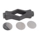 thumbnail image 1 of Tope de puerta resistente con forma de boca magnética, soporte de puerta gris para lavadoras de carga frontal, 1 of 8