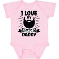 thumbnail image 3 of Inktastic I Love My Bearded Daddy with Beard Silhouette Boys or Girls Baby Bodysuit, 3 of 5