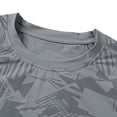 thumbnail image 5 of ALLLIST Tops for Man Gray Short Sleeve Crew Neck Graphic Casual T-Shirts Breathable Cooling Men's Shirts, 5 of 8