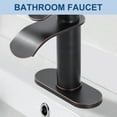 thumbnail image 3 of Wowow 6.3 in. Stainless Steel Escutcheon Plate in Oil Rubbed Bronze, 3 of 5